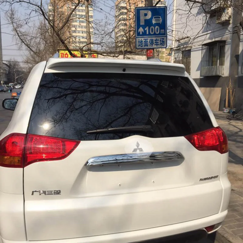 ABS Пластик Неокрашенный задний багажник крыла Спойлер для Mitsubishi Pajero Montero Sport 2009 2010