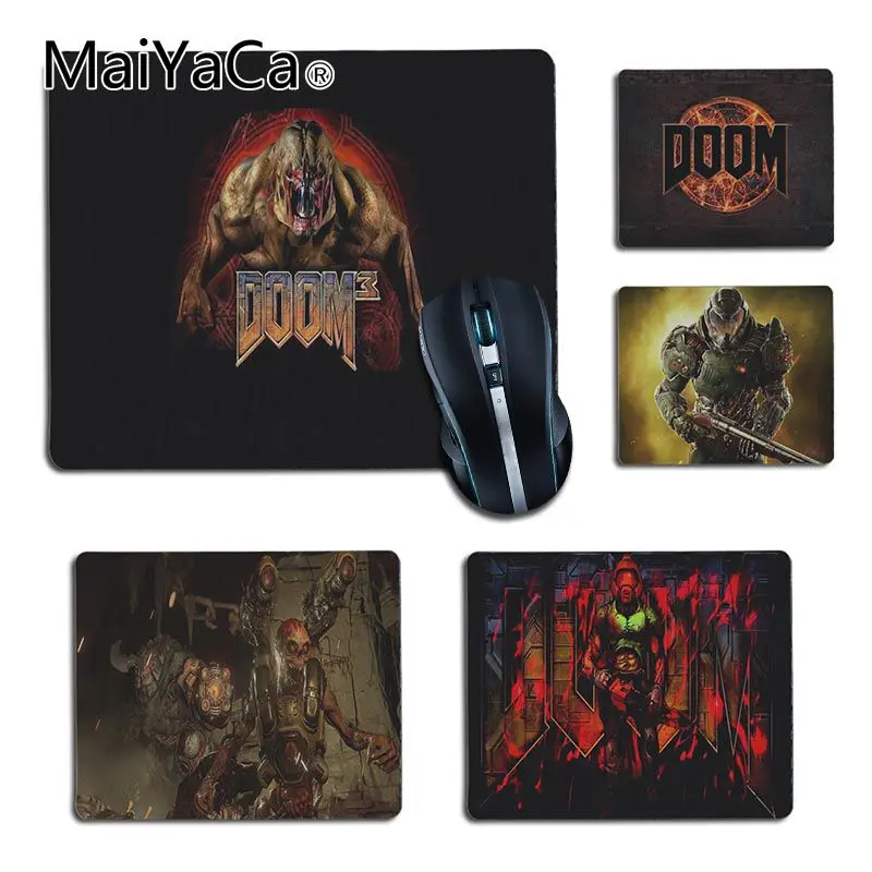 Подарочный коврик для мальчика MaiYaCa Doom HZ игровой Удобный маленький мыши Размером