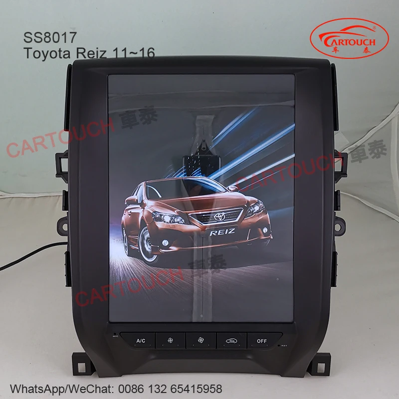 12 1 дюймовый вертикальный экран Tesla Style Android автомобильный GPS мультимедийный плеер