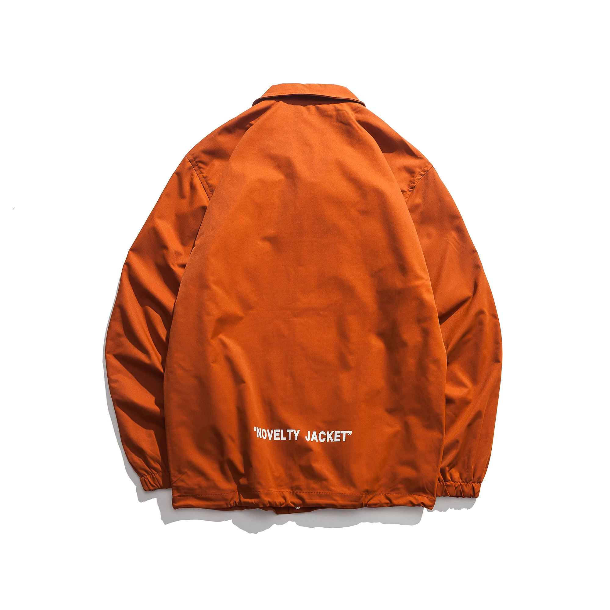 90S стиль оранжевый черный мужской тренерский пиджак белая кнопка Болеро