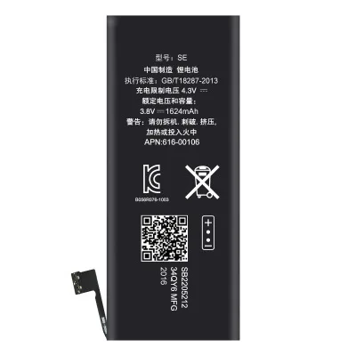 100% ISUNOO 1624mAh Мобильный телефон литий-ионная батарея для iphone SE AAA сменная литиевая |