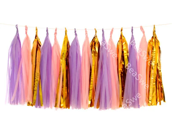 1 комплект принцесса тема русалки для маленьких девочек вечеринок украшения