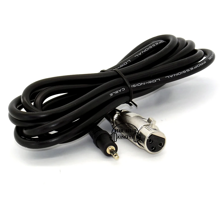3 метровый XLR контактный гнездовой разъем 5 мм аудиокабель 1/8 &quotдля караоке