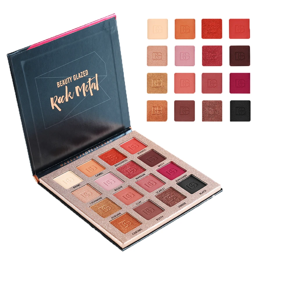 Beauty Glazed Новое поступление очаровательные тени для век палитра из 16 цветов