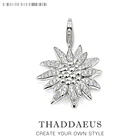 Кулон Edelweiss, зима 2019, из стерлингового серебра 925 пробы, модные ювелирные украшения в европейском стиле, бижутерия, модные аксессуары, подарок для женщины