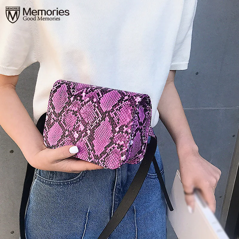 Fanny Pack Мода серпантин поясная сумка для женщин кожа Винтаж поясные сумки карман для телефона