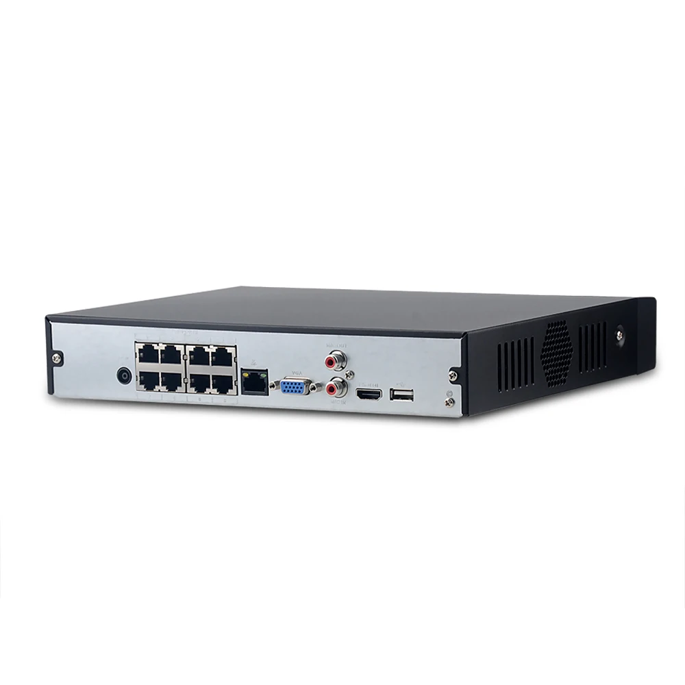 Видеорегистратор DH NVR4104HS P 4KS2 с 4/8 канальным портом PoE H.265 видеорегистратор
