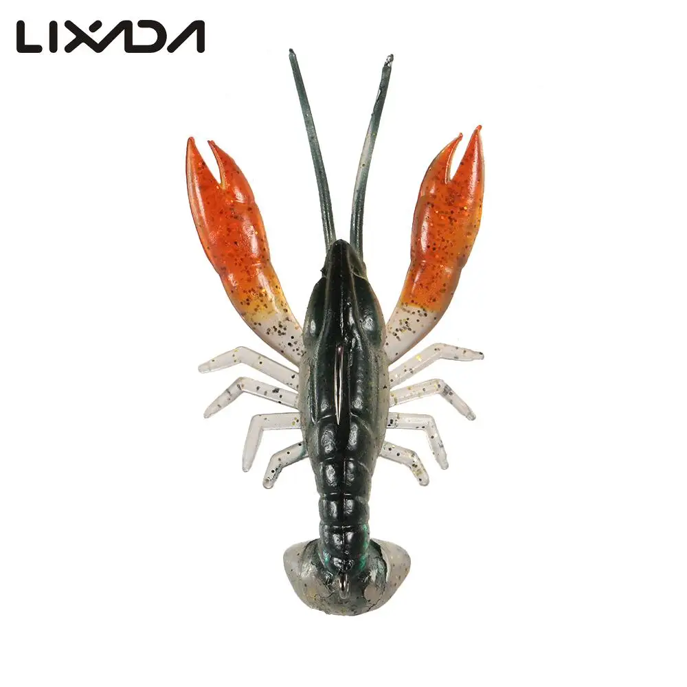 Lixada мягкая рыболовная приманка 8 см/14 г на креветку искусственная наживка для