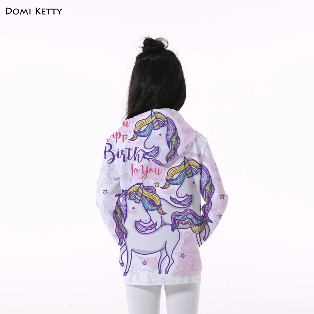 Domi Ketty/толстовки с капюшоном для мальчиков и девочек Детские повседневные