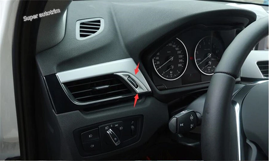 

Lapetus Front Air Conditioning AC Outlet Vent Accessories Interior Cover Trim ABS Matte Fit For BMW X1 F48 2016 - 2020