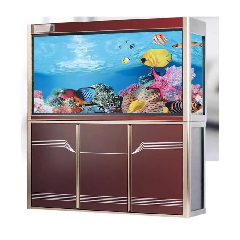 9095 23 3 &quotx 60&quot двусторонняя аквариум плакат Морской Мир/море кровать дерево
