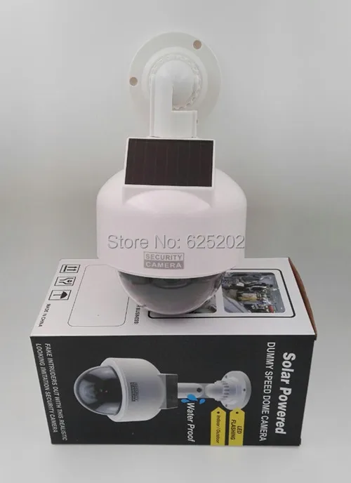 Солнечная мощность манекен скорость купольная камера поддельные камеры