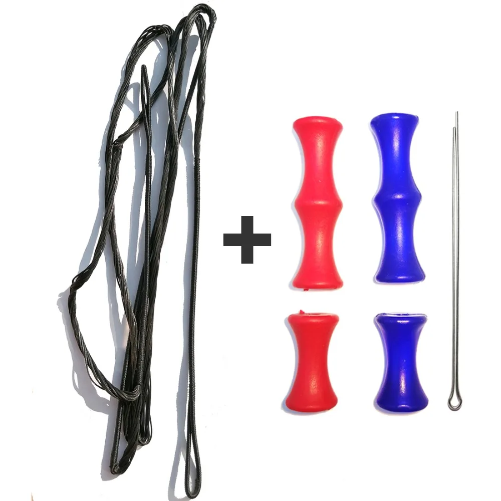 Trings 60 62 66 68 Inch Recurve Tradition Bow String Gift 1 Silicone Finger Tabs 144cm 149cm 157cm 162cm Length