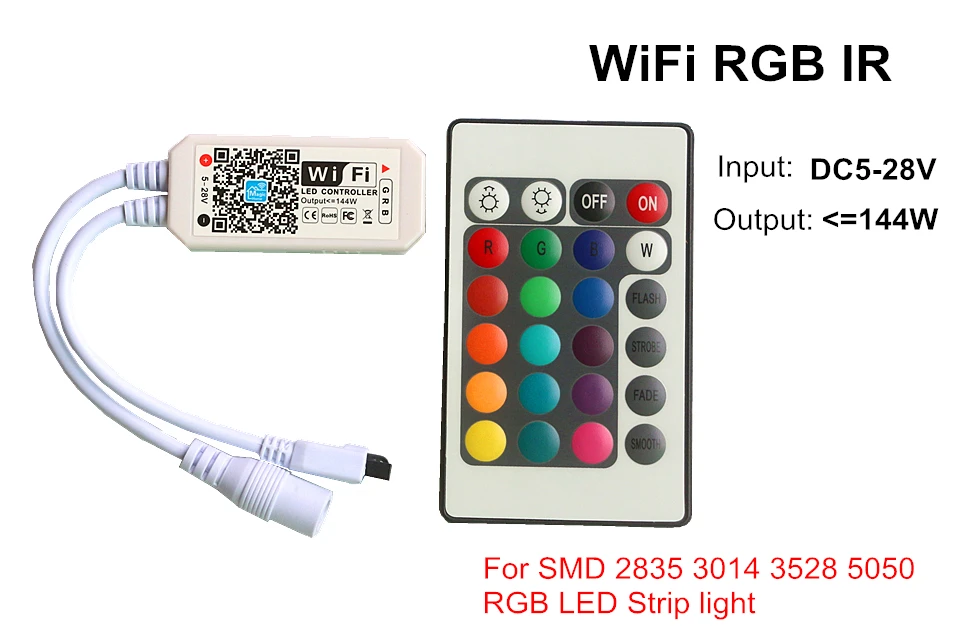 Magic Home rgb контроллер Мини Bluetooth беспроводной WiFi светодиодный контроллер пикселей для одного цвета RGBW WS2812B WS2811 пикселей Светодиодная лента