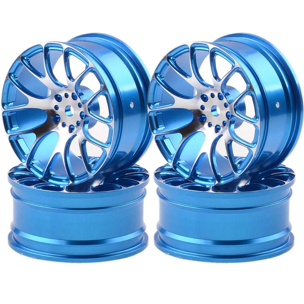 4xaluminum 7Y спицевые колеса/диски для RC 1/10 On Road 1055 Drift Sakura HSP Tamiya|rc rims|1/10 rimrc drift rims |
