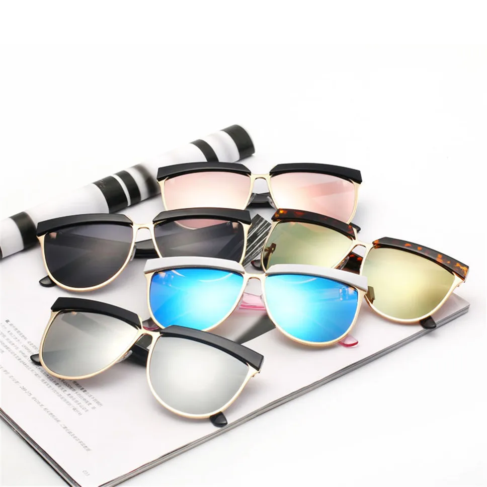 

LONSY 2017 Women Sunglasses Square Fashion Summer Style Big Sunglasses Luxury Brand Designer Retro Vintage Sunglasses CC1582