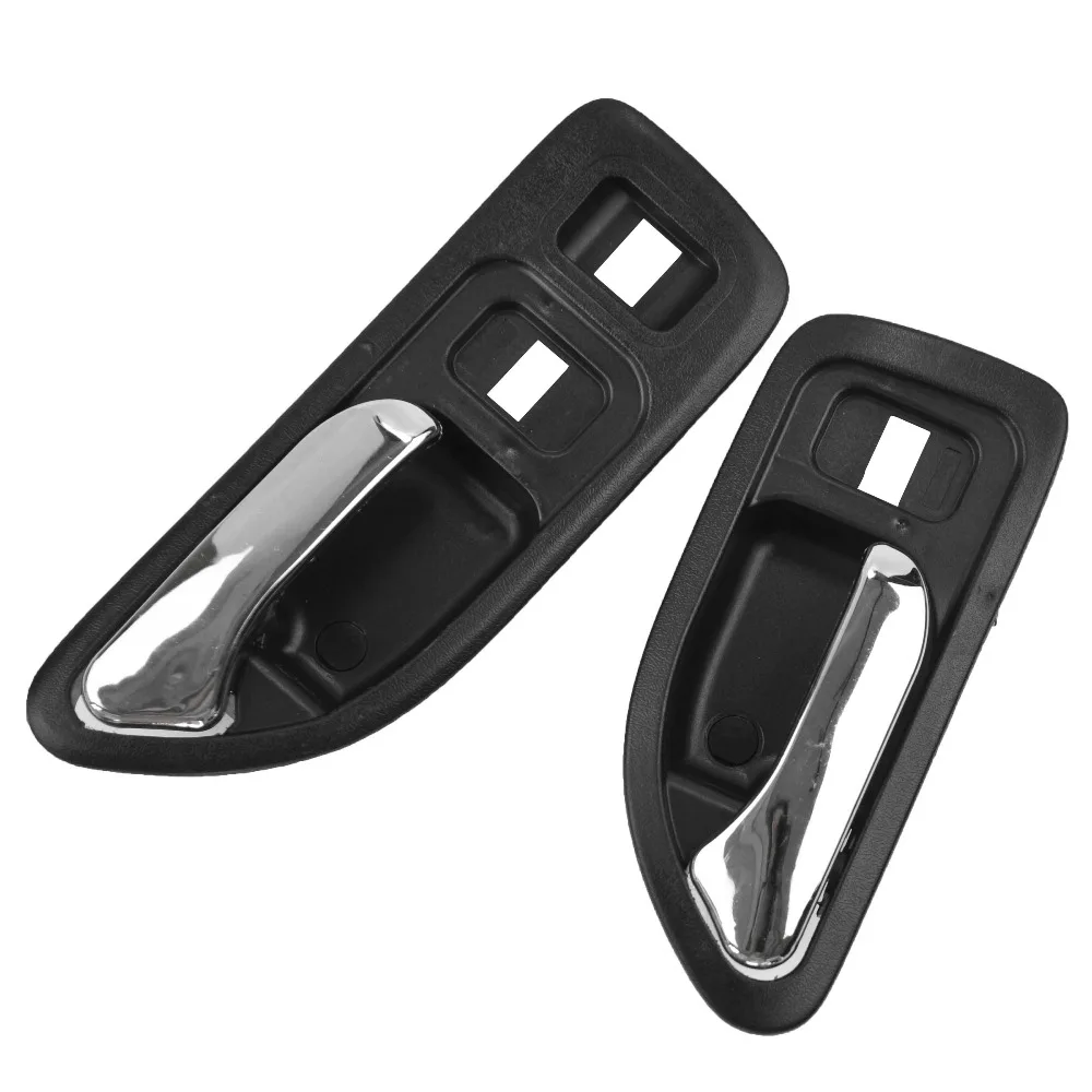 Black Inside Door Handle Fit For 94-97 Honda Accord (Front Pair Left &amp Right) Free Shipping OE#: 72165-SV4-003-J/72125-SV4-003 |