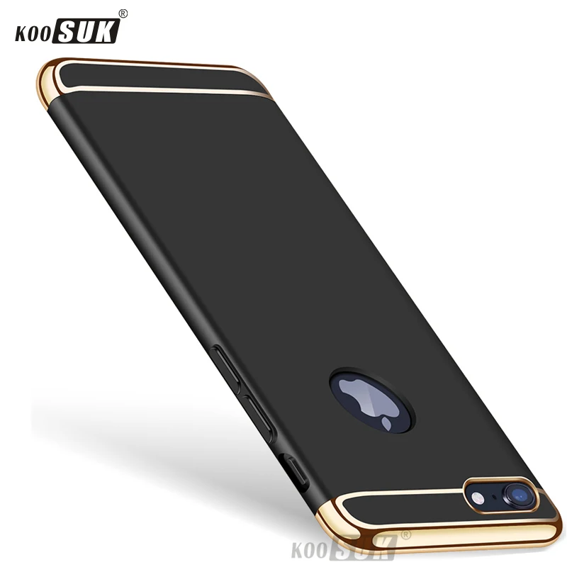 Матовый Жесткий пластиковый Чехол для iPhone 7 8 plus оболочка автомобильный магнитный