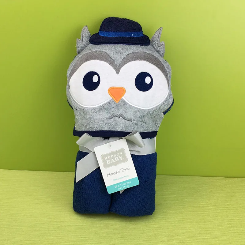 Набор квадратных банных полотенец с капюшоном для малышей 100% хлопок | Мать и