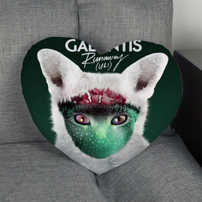 Наволочка в форме сердца runaway u & i galantis индивидуальная на молнии наволочка без