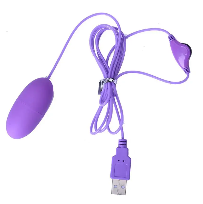 USB Power Jump яйцо Вибратор массажер в форме пули Вибрация клиторальный стимулятор