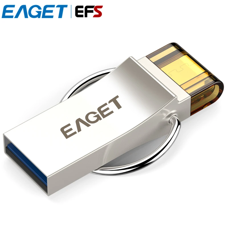 EAGET V90 USB Флешка 32 ГБ OTG 3 0 Pen Drive 16 флешки 64 мини Stick для смартфонов на базе Android PC|drive