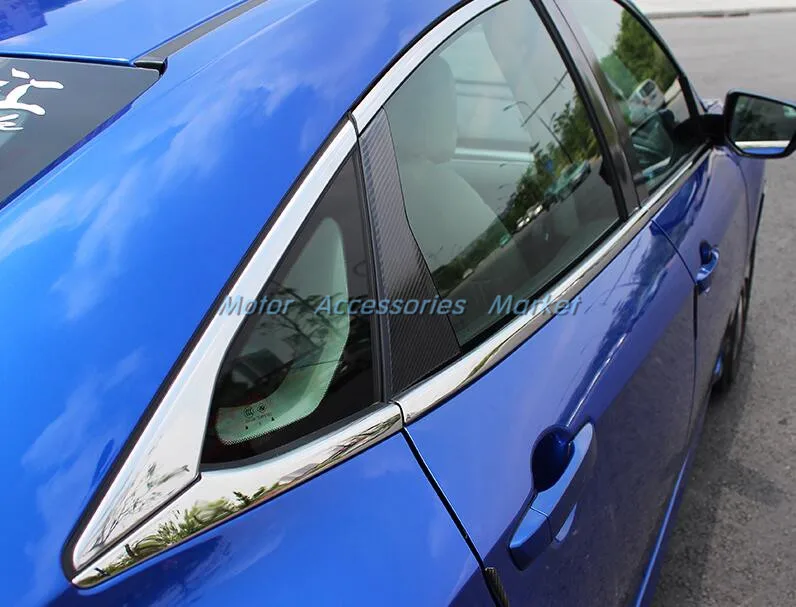 Новинка 8 шт. хромированная нижняя оконная накладка из нержавеющей стали для Honda