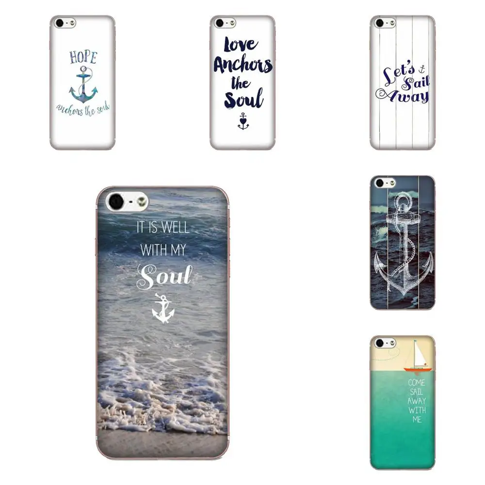 Для Galaxy J1 J2 J3 J330 J4 J5 J6 J7 J730 J8 2015 2016 2017 2018 mini Pro TPU Quinn Phone Lets Run Away Anchor Beach Quote | Мобильные