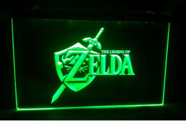 Видеоигра Legend of Zelda пивной бар паб клуб 3d вывески светодиодный светодиодная