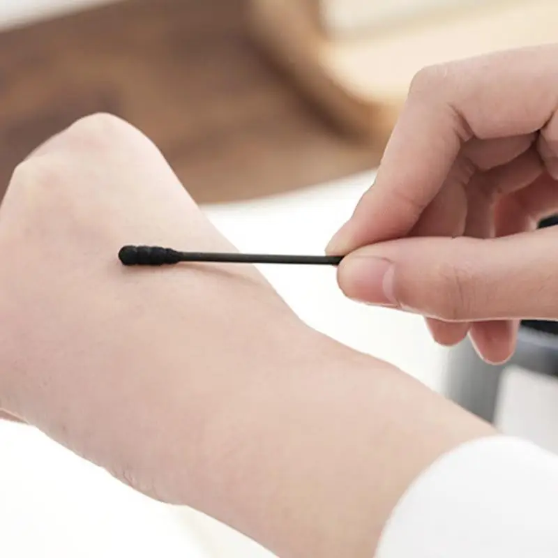 200 шт бамбуковые ватные палочки мягкие для очистки ушей тампоны микрощетка Cotonete