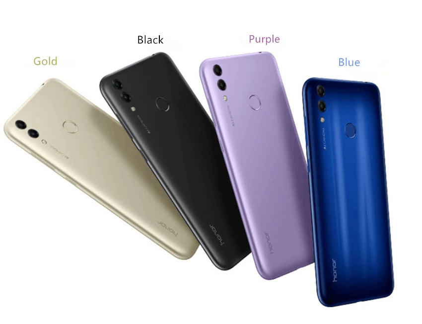 Honor 8C мобильный телефон Восьмиядерный 6,26 ''полный экран HD+ 1520x720 Qual-comm Snapdragon 632 Android 8,1 4000 мАч глобальная прошивка