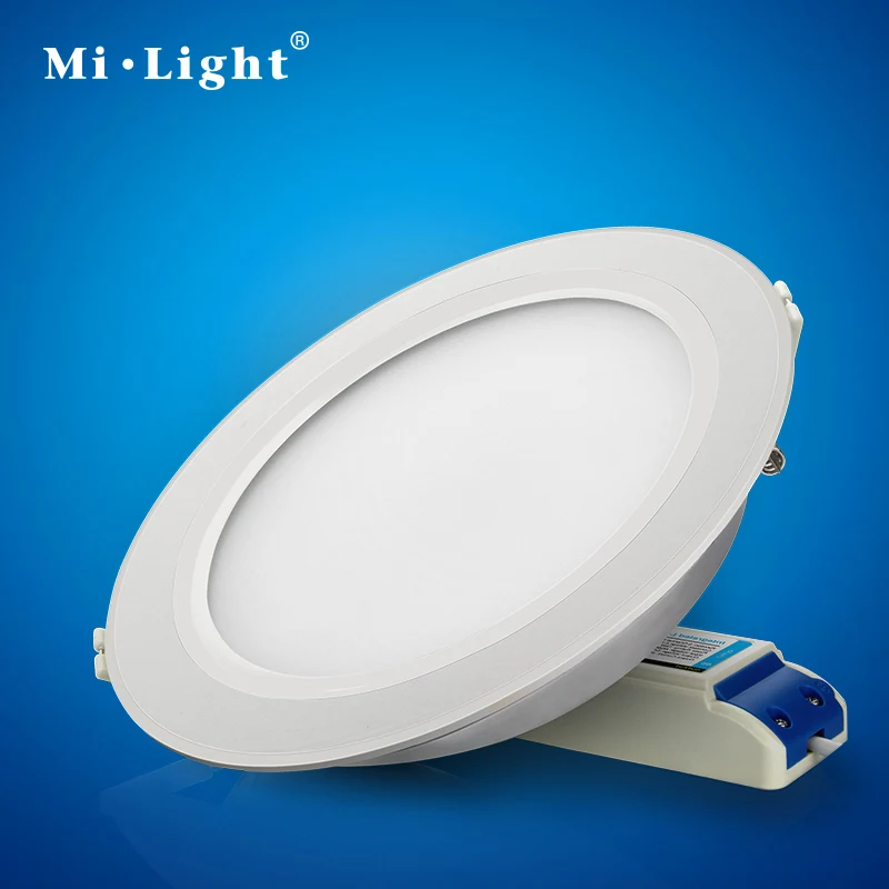 Milight FUT066 AC86 265V 12 Вт RGB + CCT светодиодный светильник с регулируемой яркостью 2 4G умная