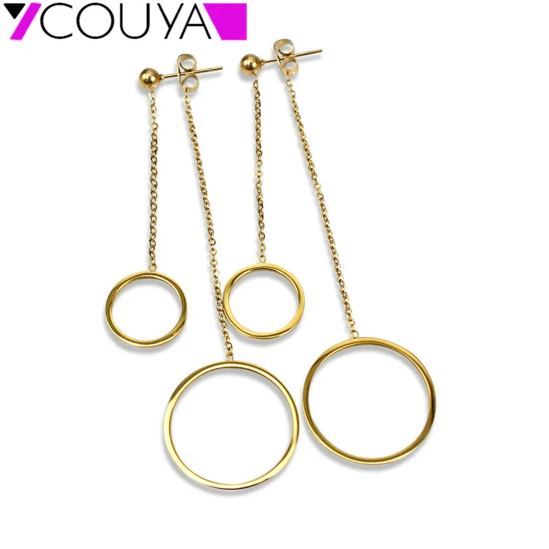 2017 Круглый Круг Мода Серьги новые длинные Длинные Висячие серьги для женщин