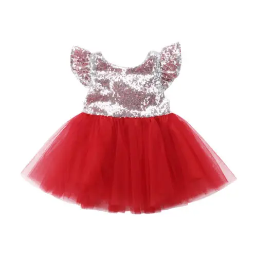 Kid Girl Summer Sequin Tulle Princess Dress Clothes Flower Baby Girls Dresses Kids Prom Pageant Party Formal Tutu | Детская одежда и