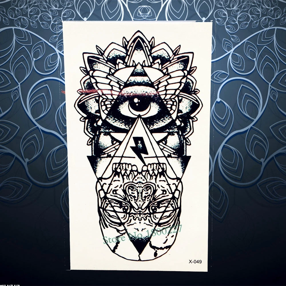 Горячая Распродажа временная татуировка наклейка черная Ловец снов тату