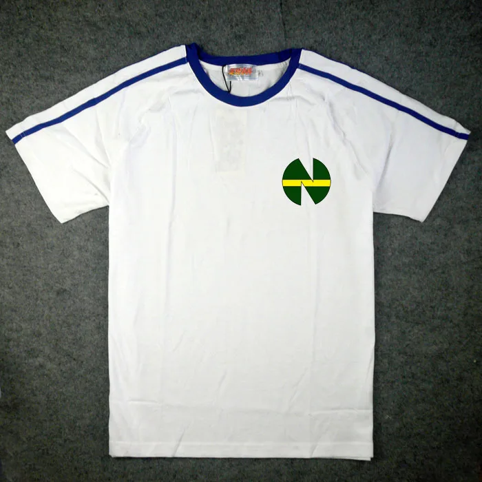 JP Аниме Captain Tsubasa Косплэй костюм Tsubasa озоре nankatsu ELE Для мужчин элементарных школы короткий рукав Для мужчин Джерси футболка - Цвет: Белый