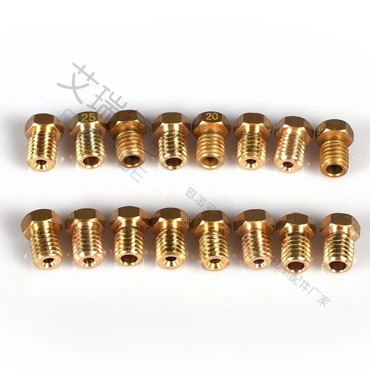 V6 M6 replacement nozzle set 1.75/3.0mm with wrench brass 3D printer parts | Компьютеры и офис