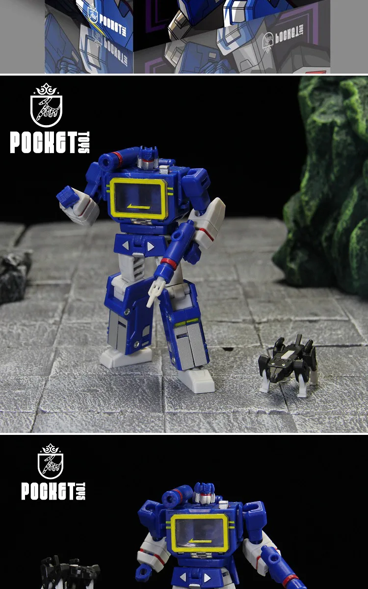 10 см PT04 деформация G1 трансформация PT-04 звуковая волна лента Walkman Pocket War KO DX9 ABS фигурка робот коллекция игрушек