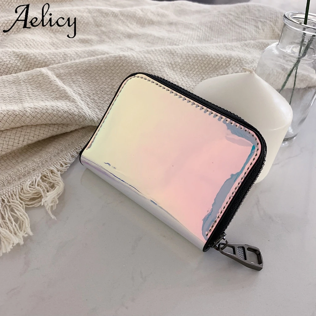 Женский кошелек Aelicy разноцветный Повседневный высокого качества с карманом для