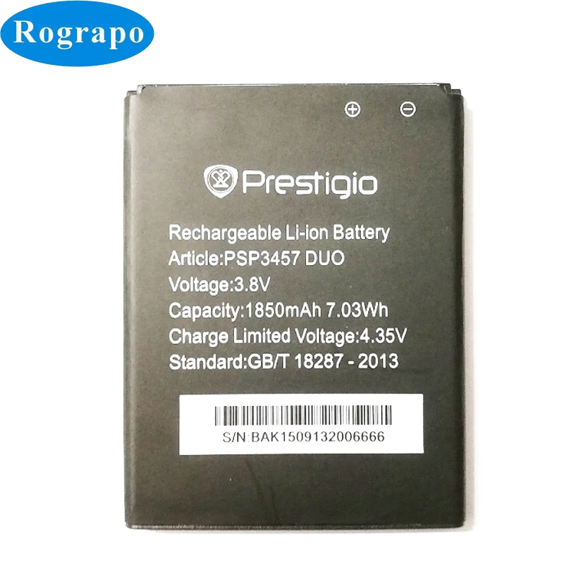 Новый Сменный аккумулятор 1850 мАч PSP3457 для Prestigio Wize F3 PSP3457DUO DUO мобильный телефон