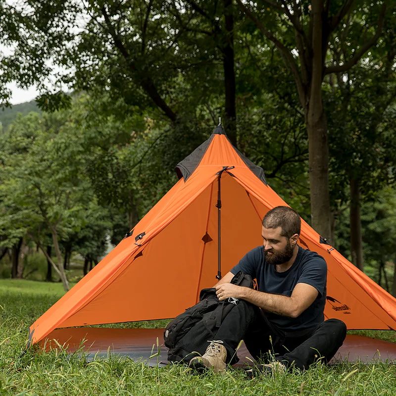 Naturehike Spire 1 человек Водонепроницаемый Тент Палатка Сверхлегкий Открытый Кемпинг Пикник двухслойная палатка NH17T030-L