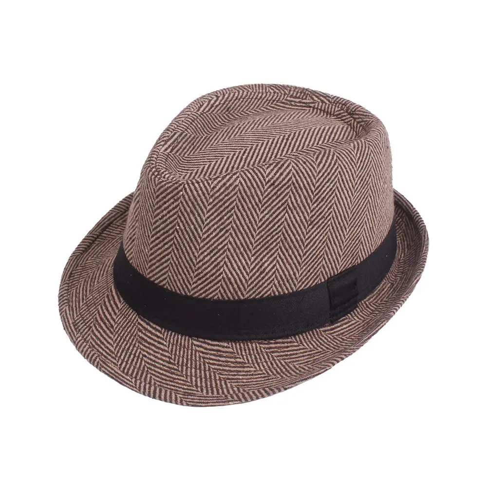 Новая мода fedoras джаз шляпа для мужчин и женщин Зимняя шляпа шерстяная смесь Кепка Уличная Повседневная шляпа gorras - Цвет: Хаки
