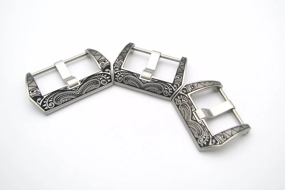 Лазерная гравировка из нержавеющей стали 316L черная серебристая с большой