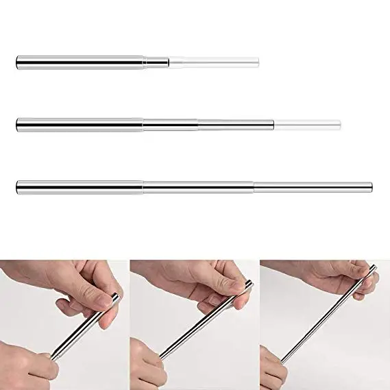 Портативная телескопическая соломенная солома из нержавеющей стали для