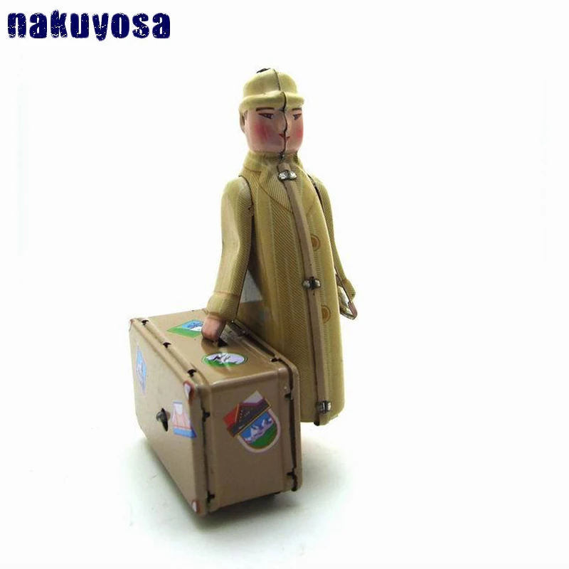 Коллекция Ностальгический ретро заводная игрушка Металл человек путешествия