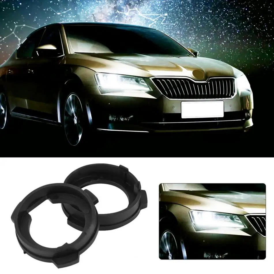 1 пара пластиковые фиксаторы держатели для светодиодных фар H7 Polo MG GS Skoda Octavia 2018