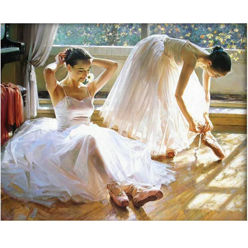 5d diamond mosaic full diamond embroidery Ballerina Girl 3d diy diamond painting cross stitch square beaded painting JS1104