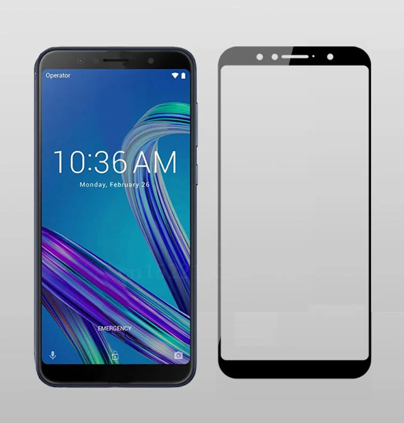 Закаленное стекло с полным покрытием для ASUS ZenFone Max Pro M1 ZB601KL ZB602KL защитная пленка
