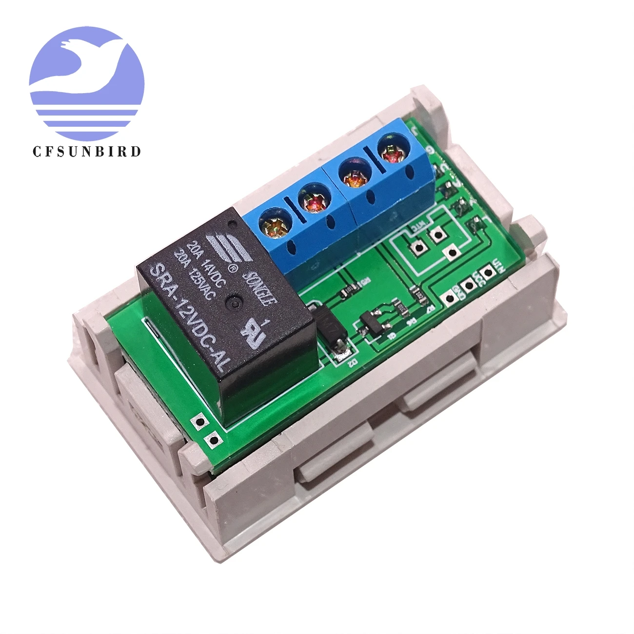 Мини реле времени со встроенным цифровым дисплеем 0 56 дюйма цикла с задержкой 18