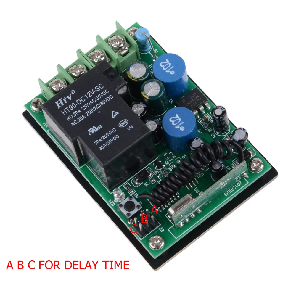 220 В RF переключатель беспроводной пульт дистанционного управления задержка